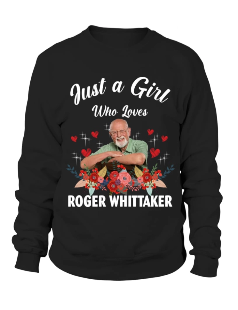 imagem de moletom MENINA QUE AMA ROGER WHITTAKER moletom CrewneckHoodie moletom-S1