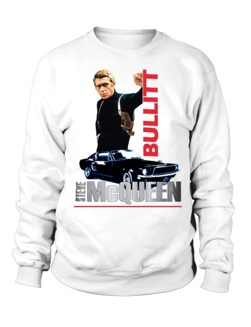 Rockinstone - moletom Steve McQueen - Bullitt (8) moletom CrewneckHoodie moletom-S