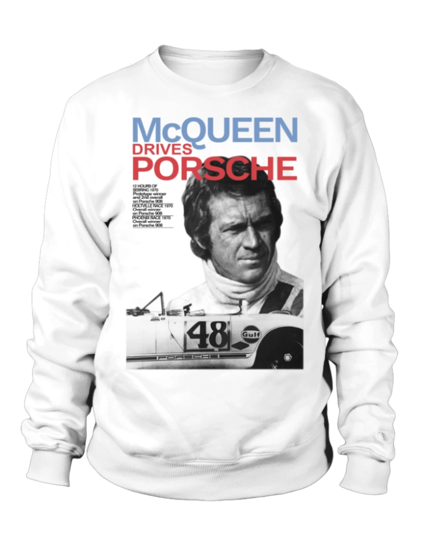 Rockinstone - moletom Steve McQueen - Le Mans (14) moletom CrewneckHoodie moletom-S