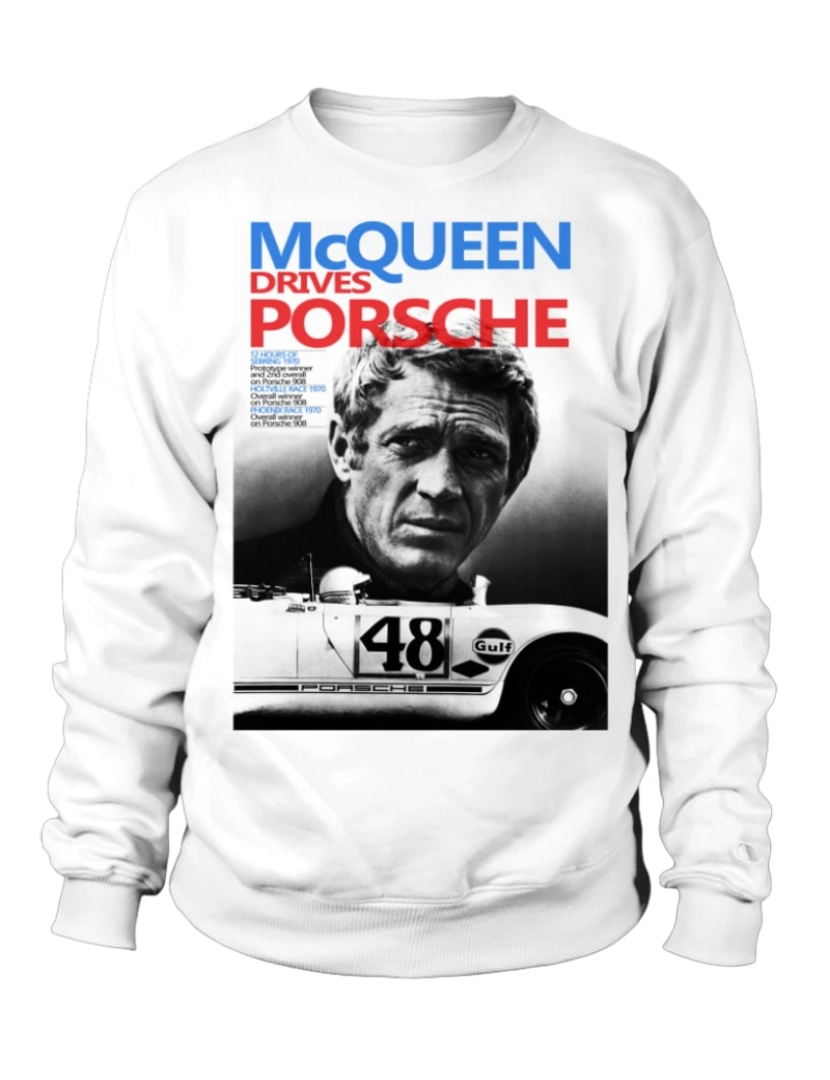 imagem de moletom Steve McQueen - Le Mans (3) moletom CrewneckHoodie moletom-S1