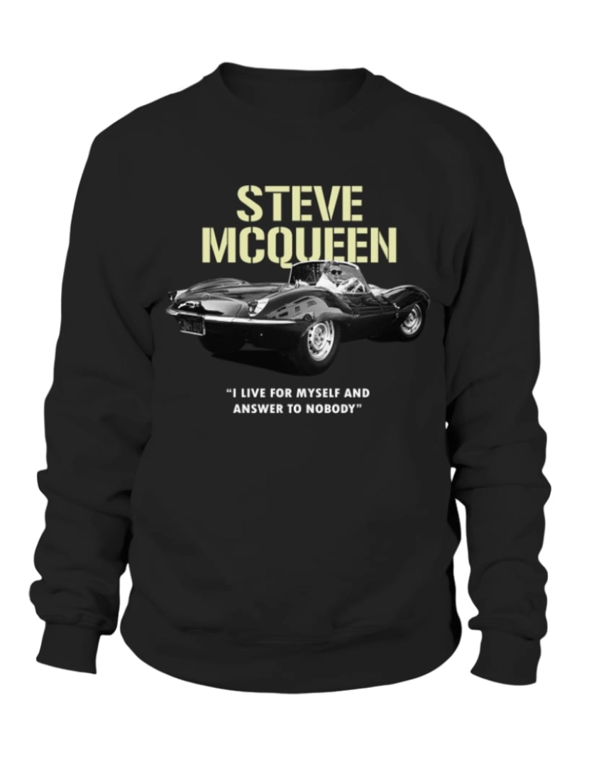 Rockinstone - moletom Steve McQueen (29) moletom CrewneckMoletom com capuz-S