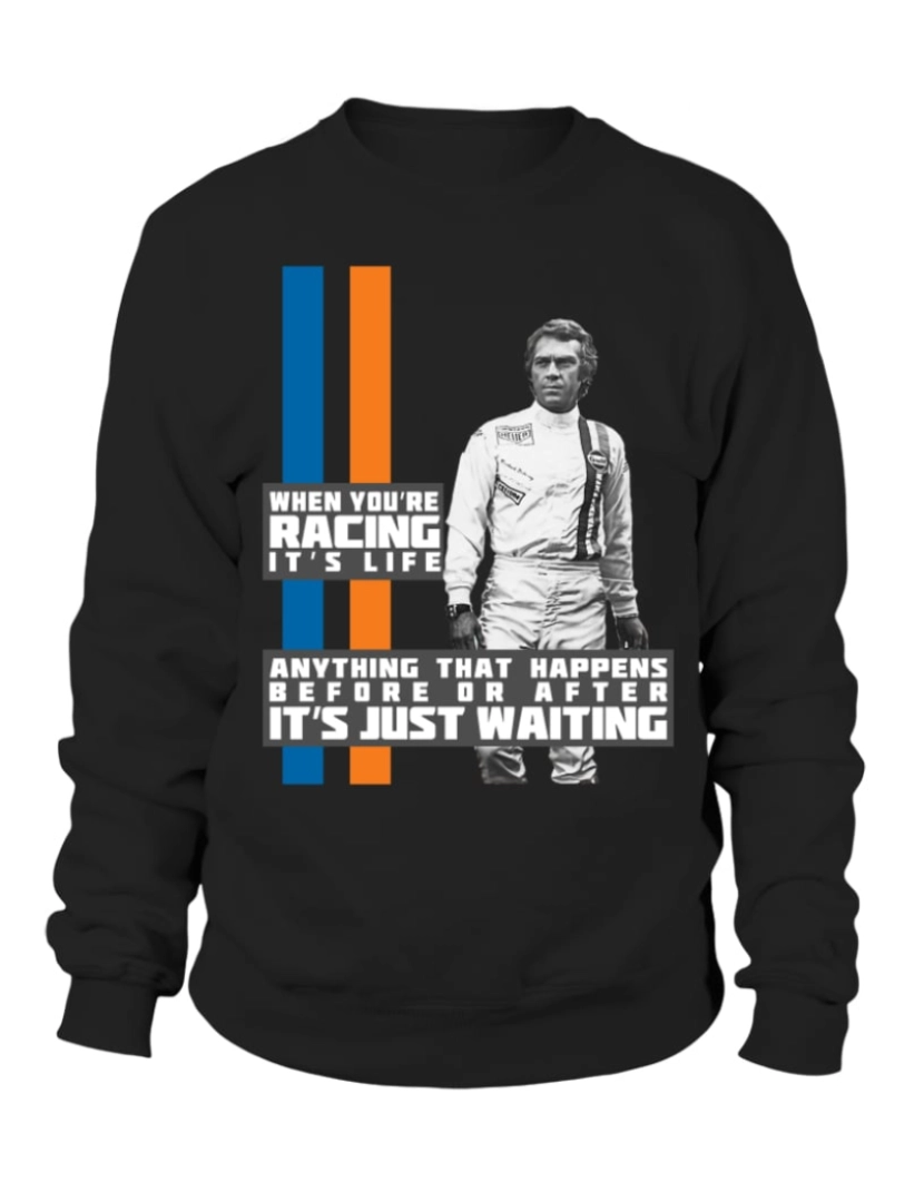 imagem de moletom Steve McQueen - Le Mans (8) moletom CrewneckHoodie moletom-S1