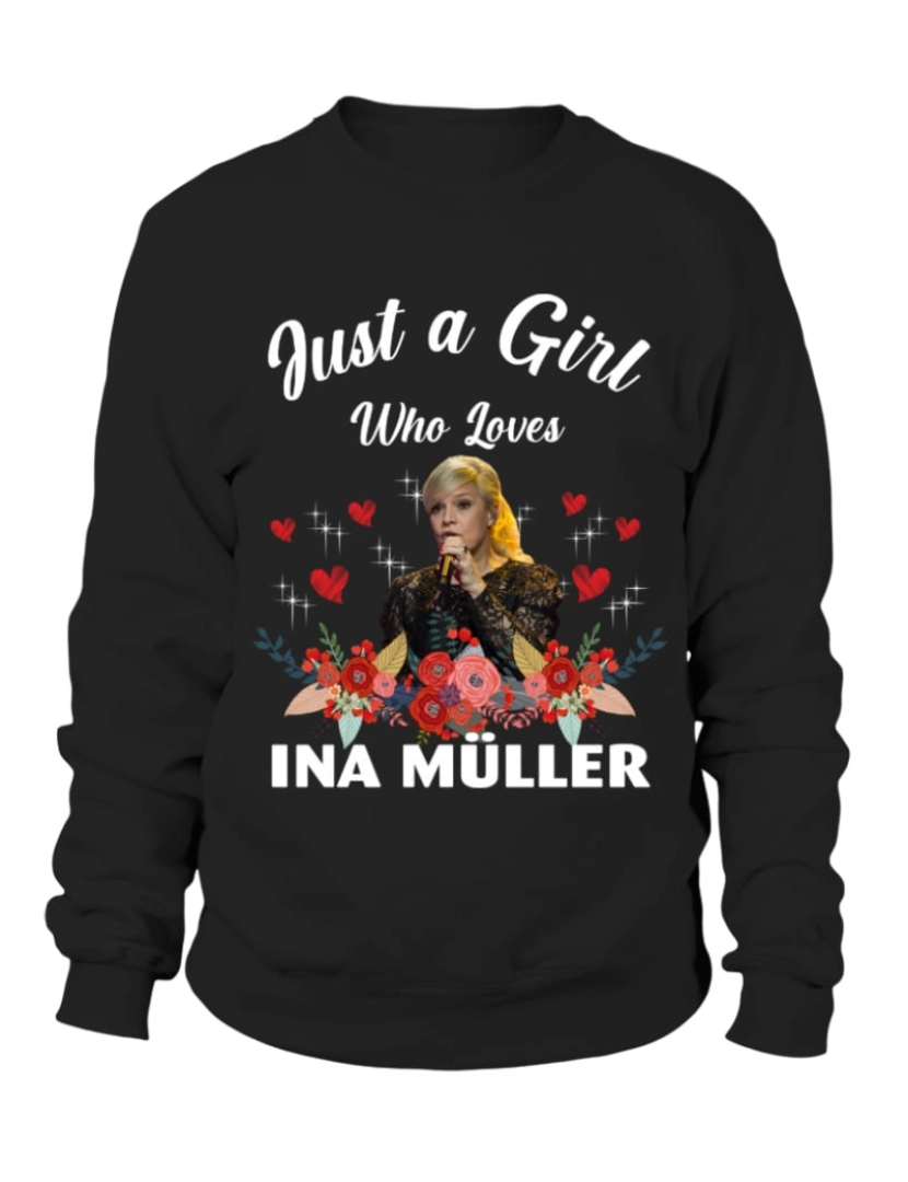 imagem de moletom Moletom MENINA QUE AMA INA MULLER Moletom CrewneckHoodie-S1