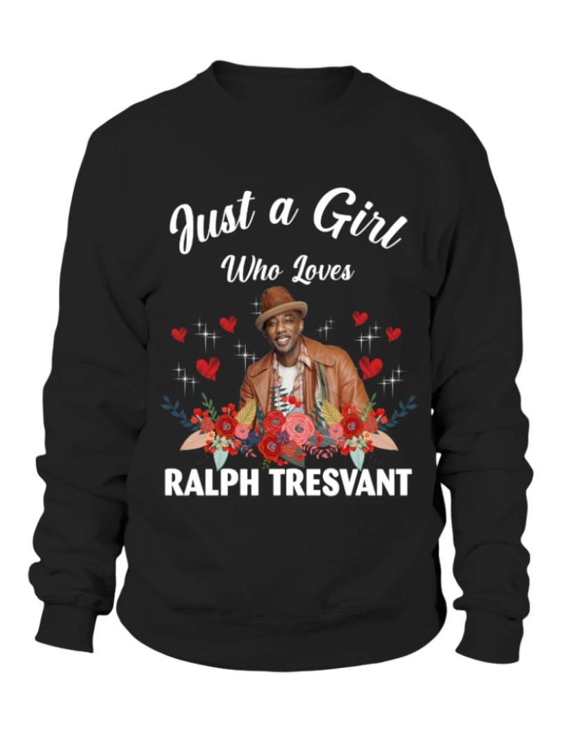 Rockinstone - moletom Moletom MENINA QUE AMA RALPH TRESVANT Moletom CrewneckHoodie-S