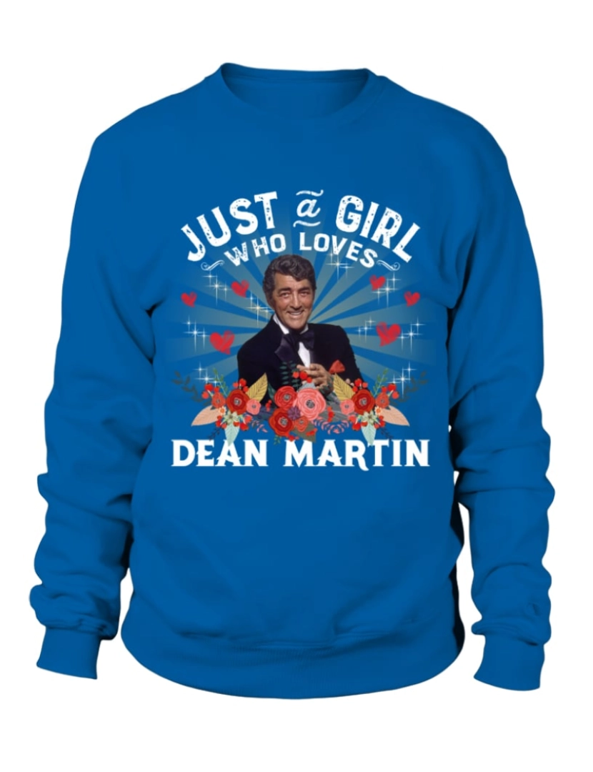 Rockinstone - moletom APENAS UMA MENINA QUE AMA DEAN MARTIN moletom CrewneckHoodie moletom-S