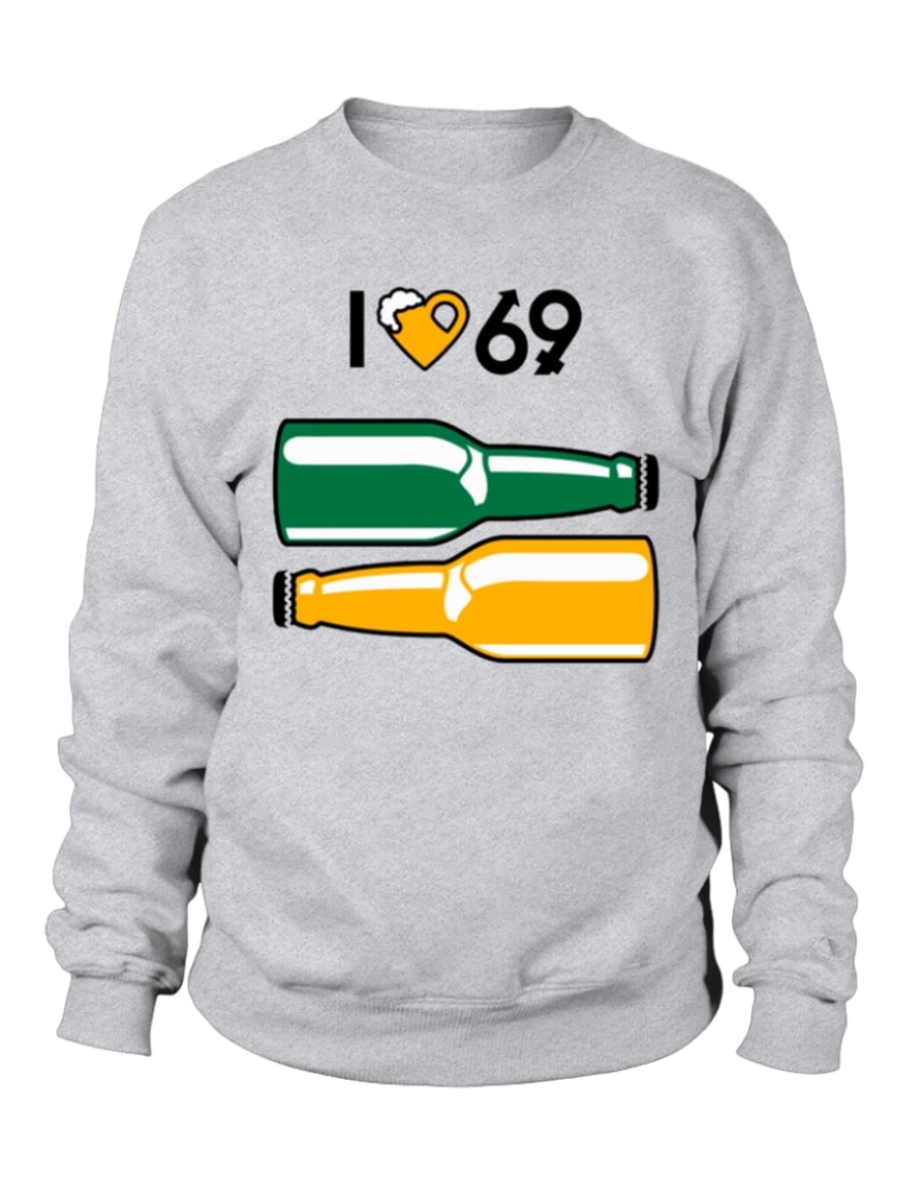 Rockinstone - moletom Moletom I LOVE 69 CrewneckHoodie moletom-S