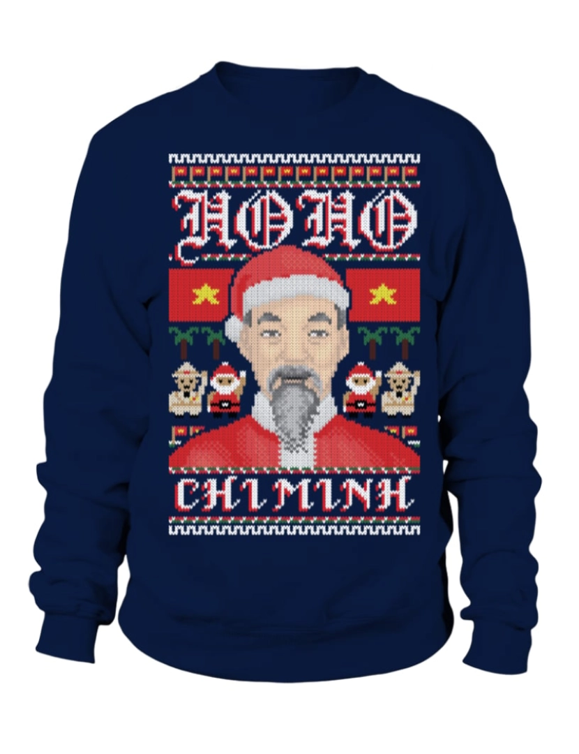 imagem de moletom EDIÇÃO LIMITADA: Moletom Ho Ho Chi Minh Moletom CrewneckHoodie-S1