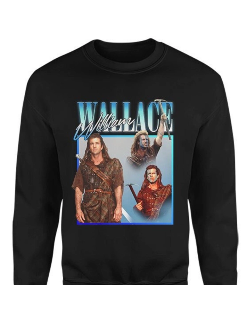 Rockinstone - moletom WILLIAM WALLACE Moletom CrewneckMoletom com capuz-S