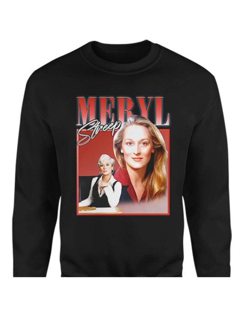 Rockinstone - moletom Moletom MERYL STREEP CrewneckHoodie moletom-S