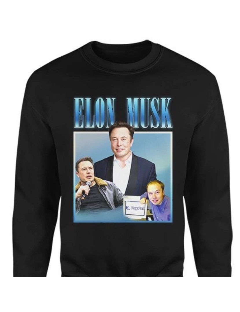 imagem de moletom Moletom ELON MUSK Homage CrewneckMoletom com capuz-S1