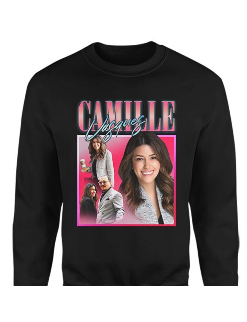 imagem de moletom CAMILLE VASQUEZ Moletom CrewneckMoletom com capuz-S1