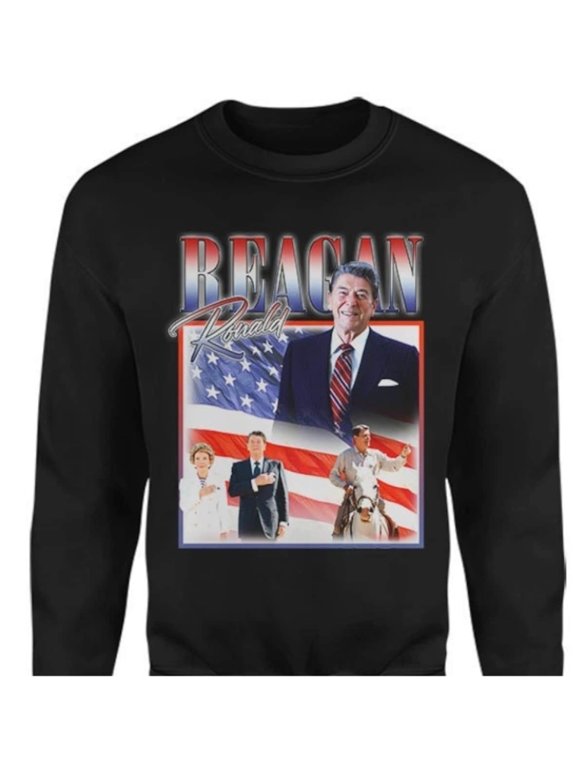 imagem de moletom Moletom RONALD REAGAN CrewneckMoletom com capuz-S1