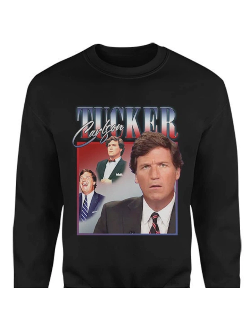 imagem de moletom TUCKER CARLSON Moletom CrewneckHoodie moletom-S1