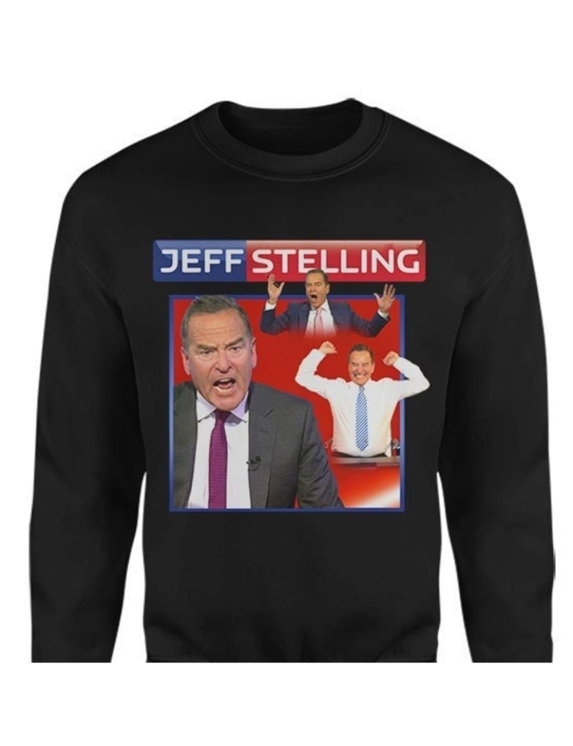 Rockinstone - moletom Moletom JEFF STELLING para fãs de futebol CrewneckHoodie moletom-S