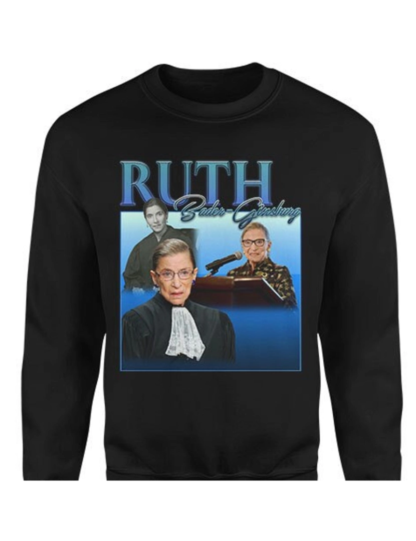 Rockinstone - moletom RUTH BADER-GINSBURG Moletom Homage CrewneckMoletom com capuz-S