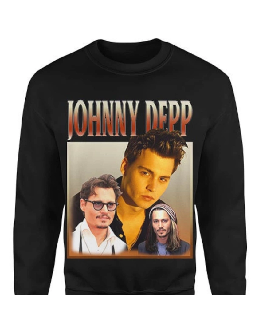 Rockinstone - moletom Moletom JOHNNY DEPP CrewneckHoodie moletom-S