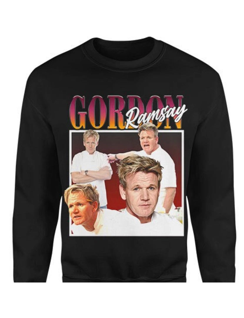 Rockinstone - moletom GORDON RAMSAY Homage Moletom CrewneckMoletom com capuz-S