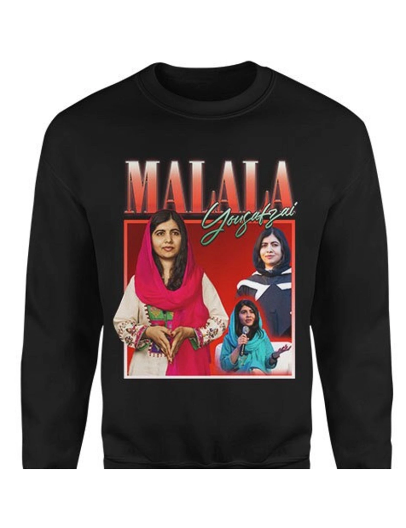 Rockinstone - moletom Moletom MALALA Homage CrewneckMoletom com capuz-S