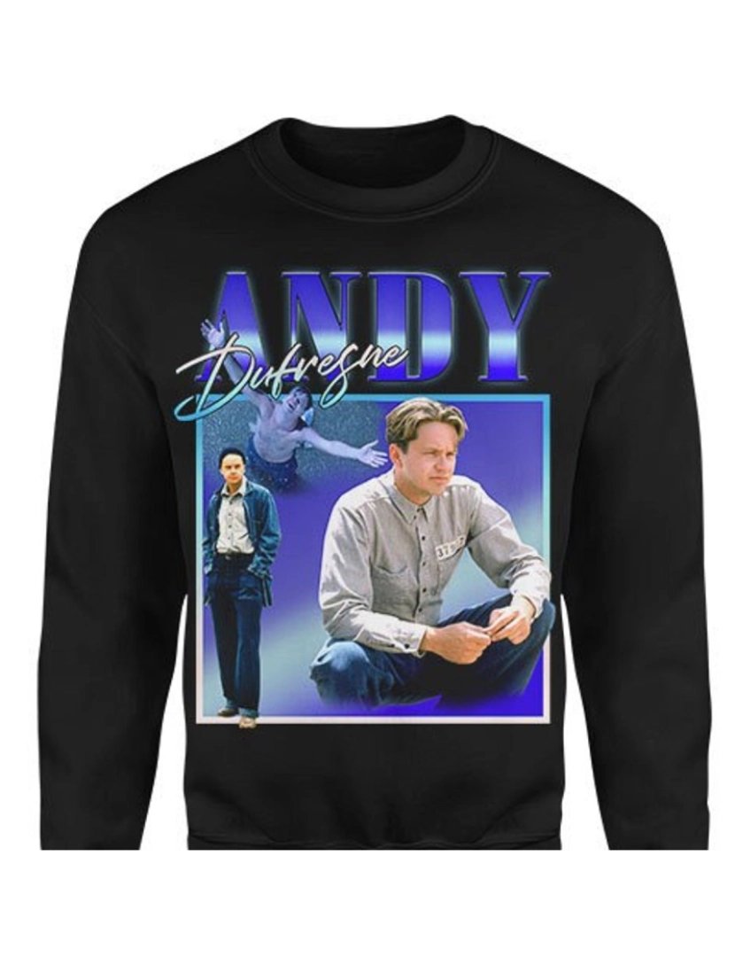 imagem de moletom ANDY DUFRESNE Moletom Homage CrewneckMoletom com capuz-S1