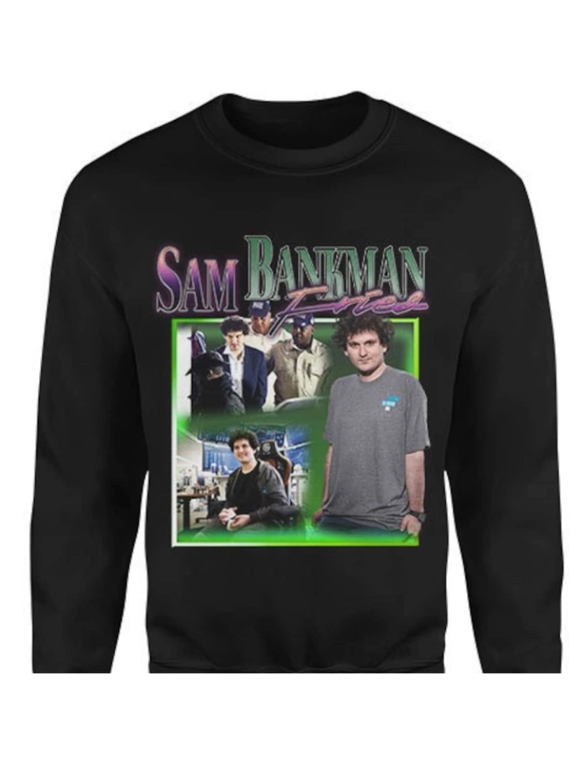 imagem de moletom Moletom SAM BANKMAN-FRIED Homage CrewneckMoletom com capuz-S1