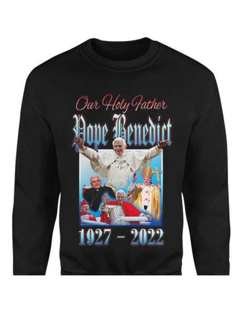 Rockinstone - moletom Moletom POPE BENEDICT Homage CrewneckHoodie moletom-S