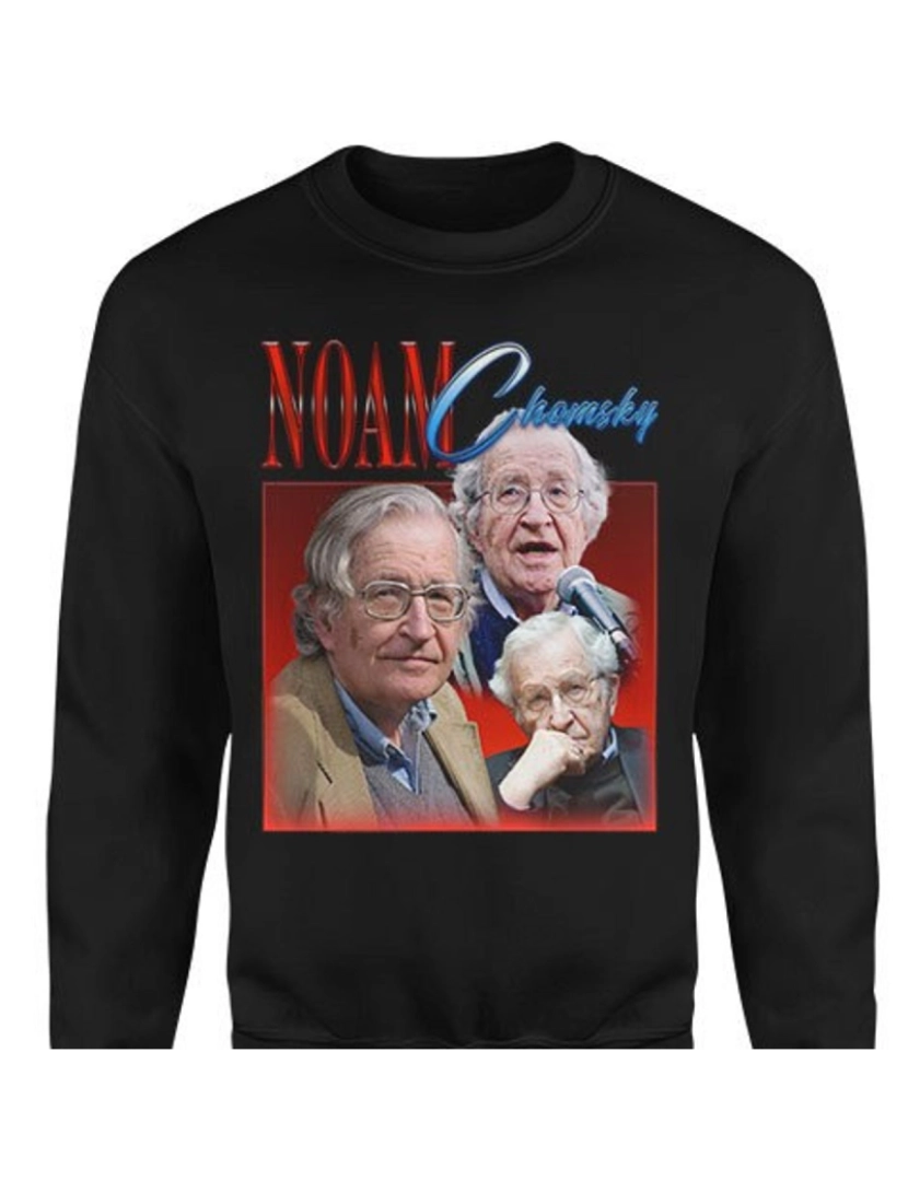 Rockinstone - moletom NOAM CHOMSKY Homage Moletom CrewneckHoodie moletom-S