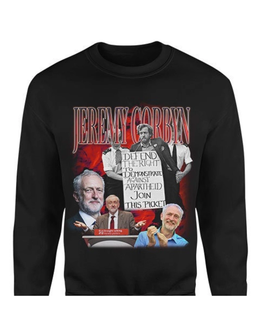 Rockinstone - moletom JEREMY CORBYN Moletom CrewneckHoodie moletom-S