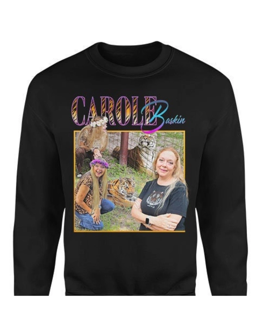 imagem de moletom CAROLE BASKIN Homenagem Moletom CrewneckHoodie moletom-S1