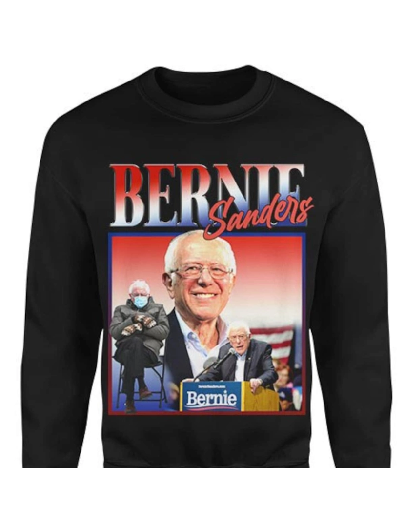 Rockinstone - moletom BERNIE SANDERS Moletom CrewneckHoodie moletom-S