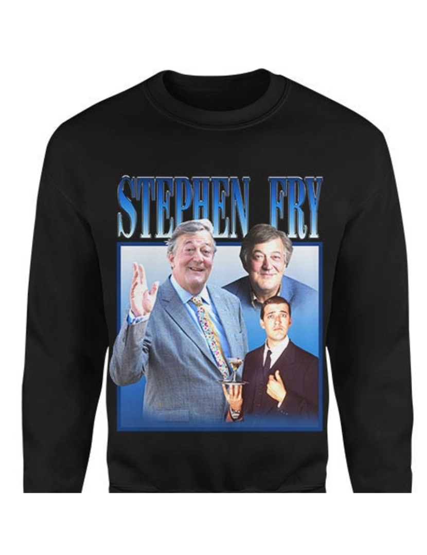 Rockinstone - moletom STEPHEN FRY Homage Moletom CrewneckHoodie moletom-S