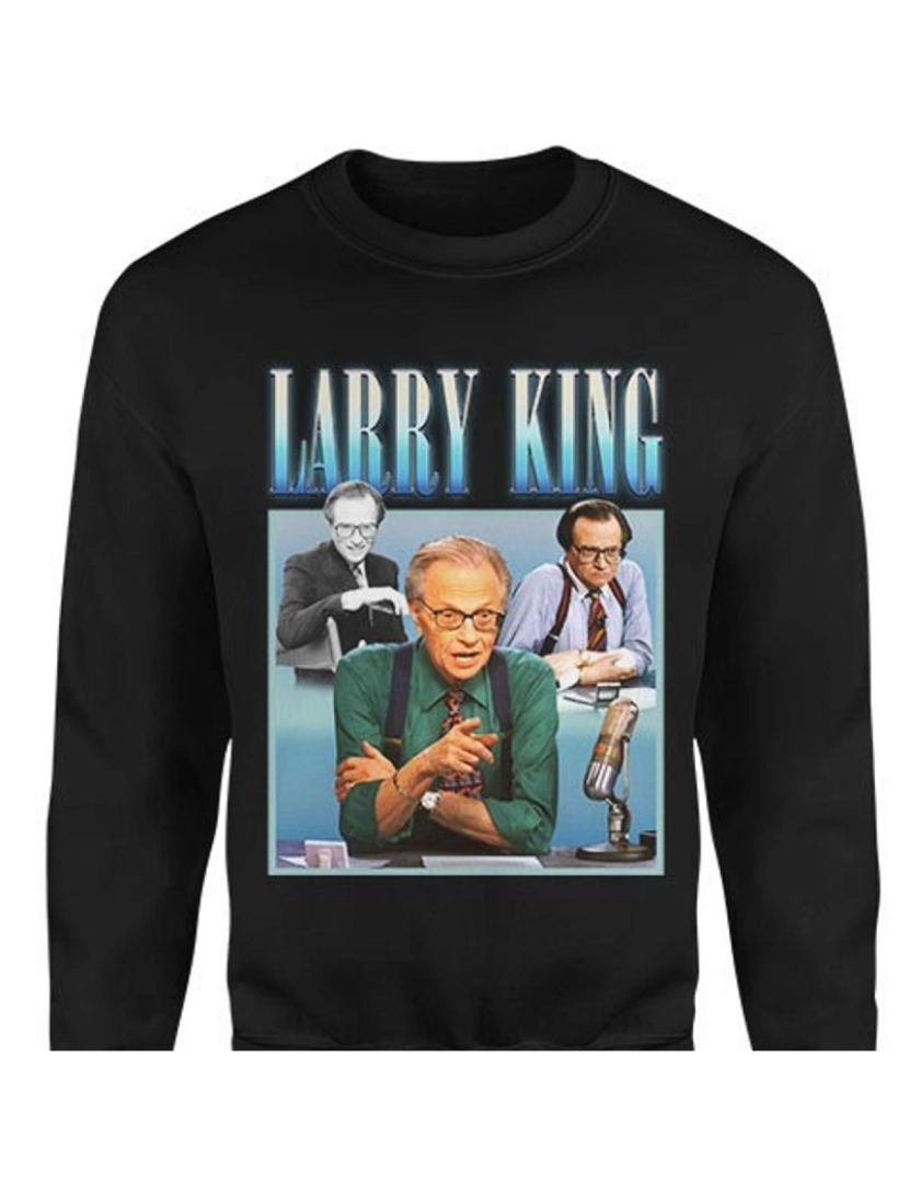 Rockinstone - moletom LARRY KING Homage Moletom CrewneckHoodie moletom-S