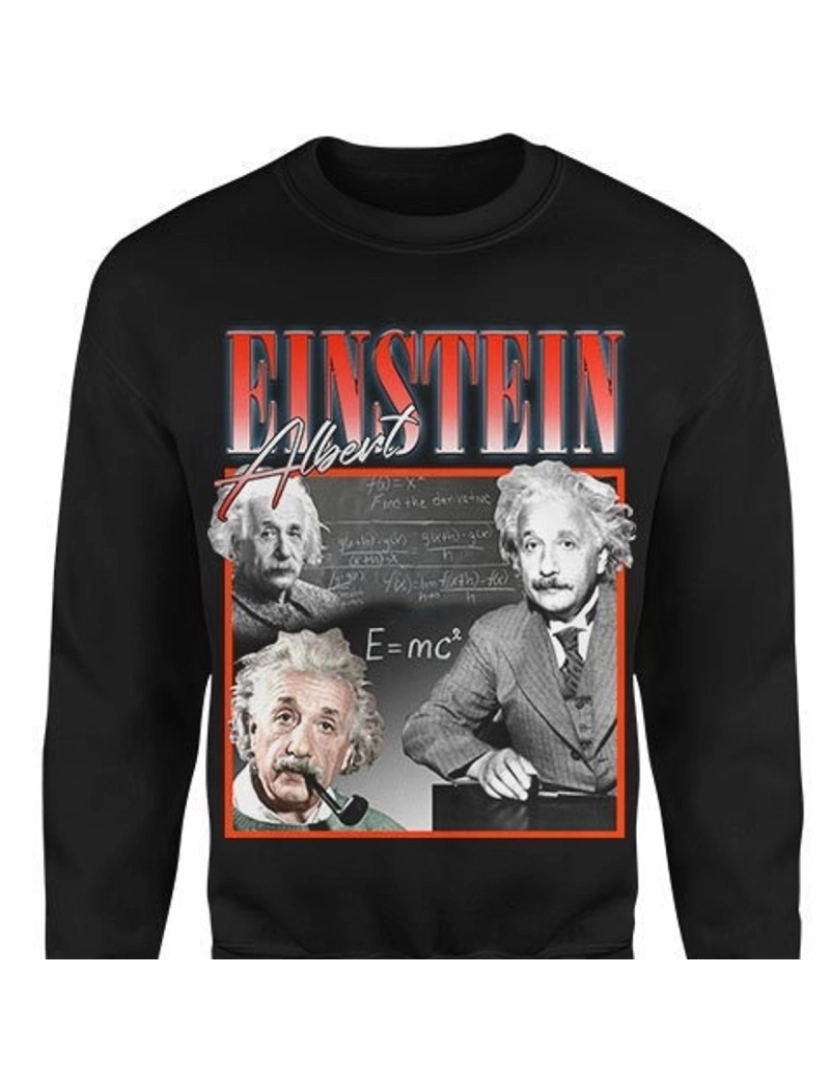 Rockinstone - moletom ALBERT EINSTEIN Moletom CrewneckMoletom com capuz-S