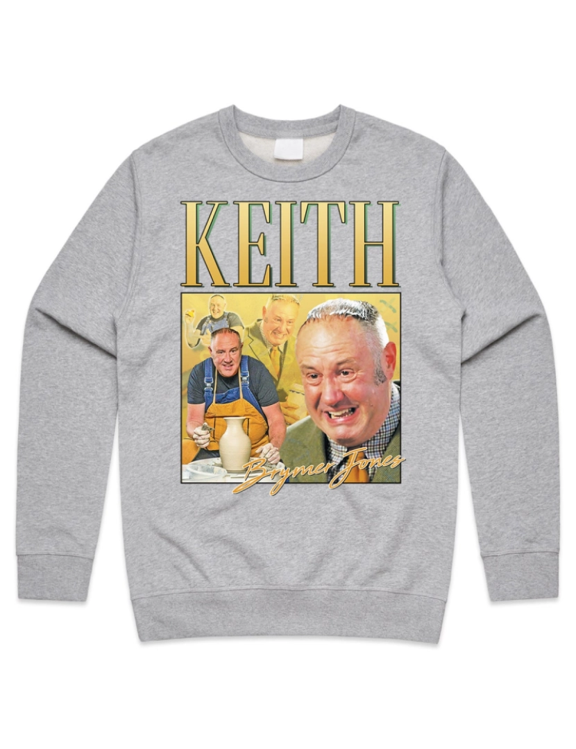 imagem de moletom Keith Brymer Jones Homage Jumper Suéter Moletom Cerâmica Ícone Engraçado Presente Lance Britânico TV CrewneckHoodie-S1