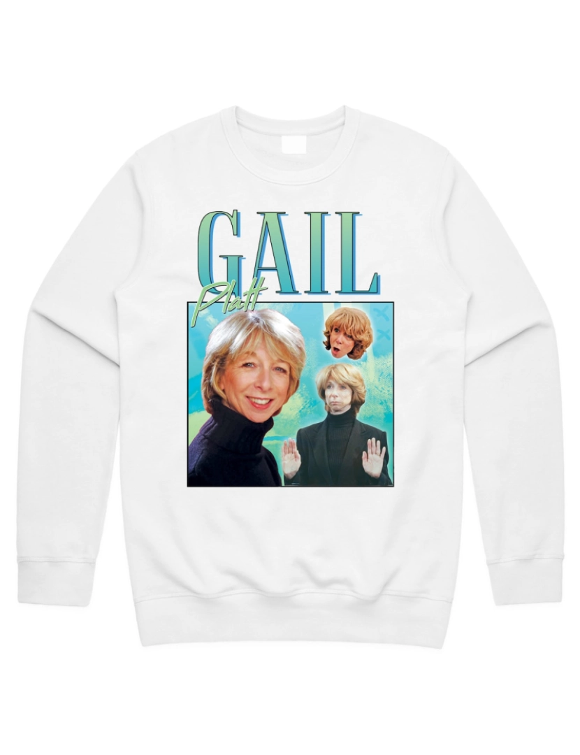 Rockinstone - moletom Gail Platt Homage Jumper Suéter Moletom UK TV Corrie Street Legend 80's 90's Funny CrewneckHoodie-S