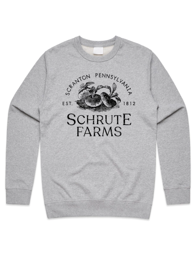 imagem de moletom Schrute Farms Jumper Suéter Moletom US Office Dwight Michael Scott Engraçado CrewneckHoodie-S1