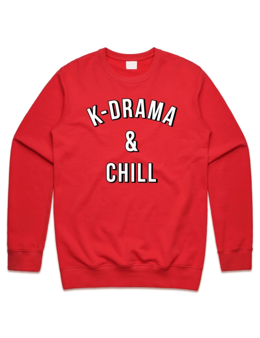 Rockinstone - moletom K-Drama & Chill Jumper Suéter Moletom Kpop J-Hope Suga Engraçado Bonito CrewneckHoodie-S