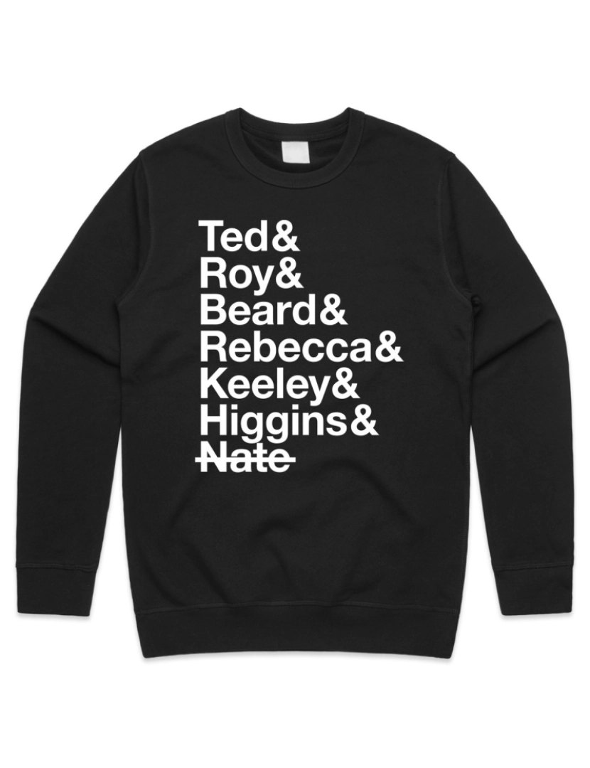 Rockinstone - moletom Ted Roy Beard Rebecca Keeley Jumper Suéter Moletom Engraçado Programa de TV Presente CrewneckHoodie-S