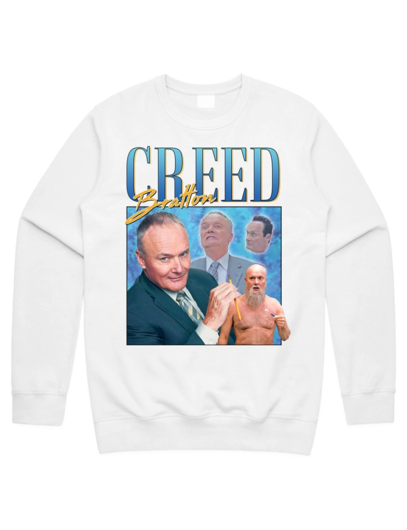 imagem de moletom Creed Bratton Homenagem Jumper Suéter Moletom US Office Retro 90's Biznus Boboddy Engraçado Presente CrewneckHoodie moletom-S1