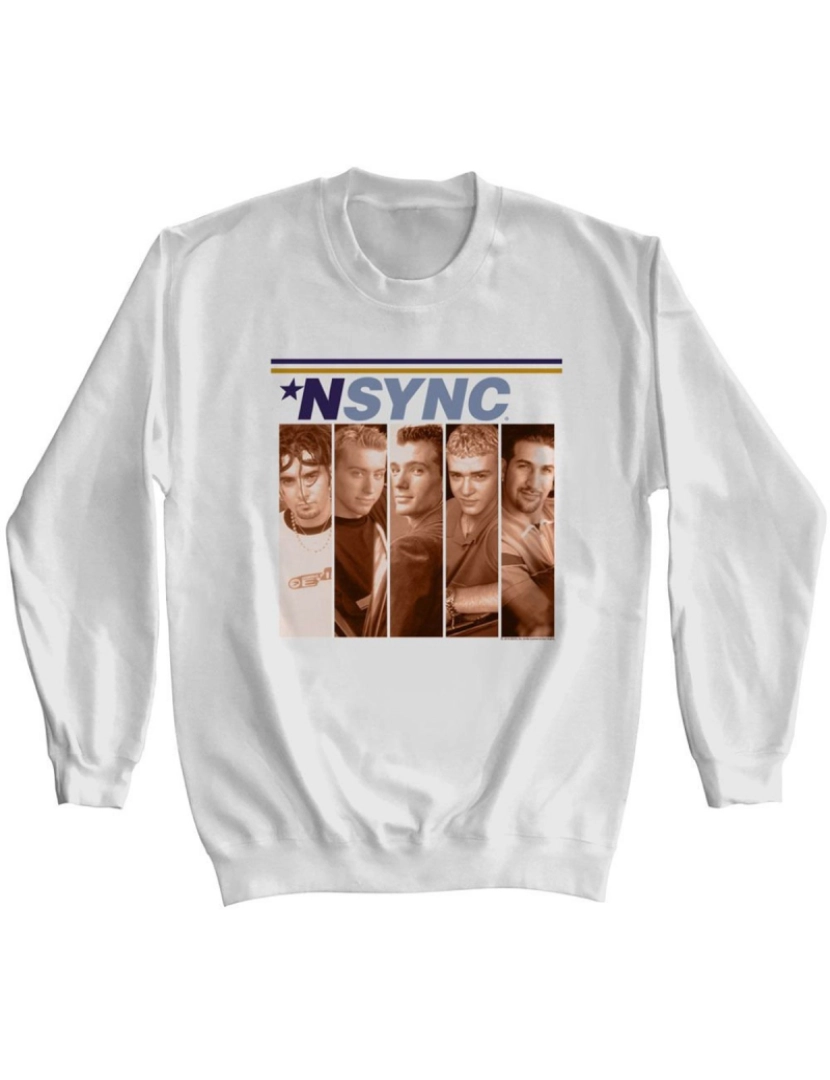 Rockinstone - moletom Moletom adulto branco NSYNC Boxes CrewneckHoodie moletom-S