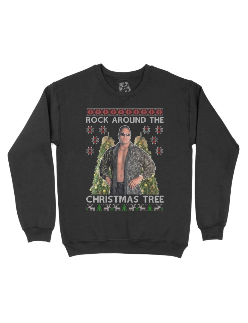 imagem de moletom Moletom Rock Around The Christmas Tree CrewneckHoodie-S1