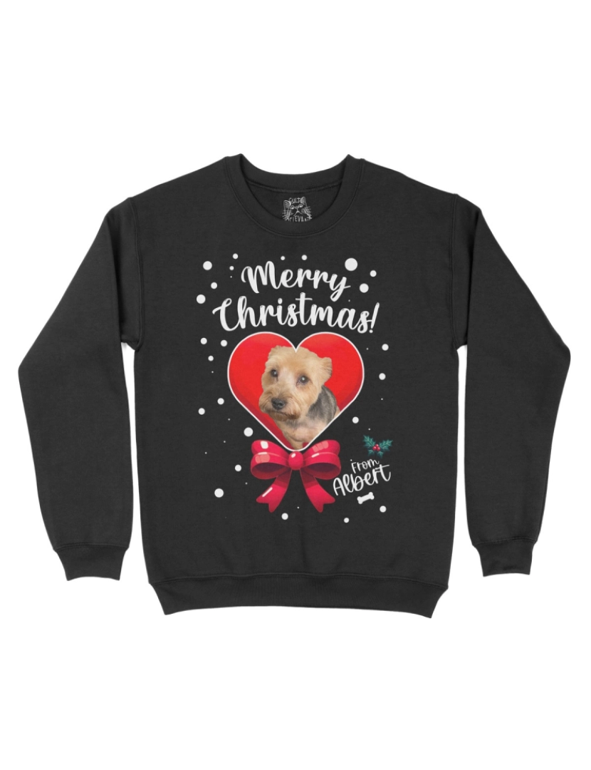 Rockinstone - moletom Suéter de Natal personalizado para cães/gatos CrewneckHoodie moletom-S