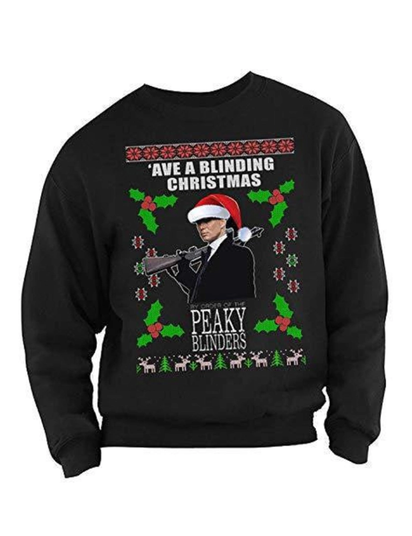 Rockinstone - moletom Suéter de Natal Cult Relevant Peaky Blinders CrewneckHoodie moletom-S