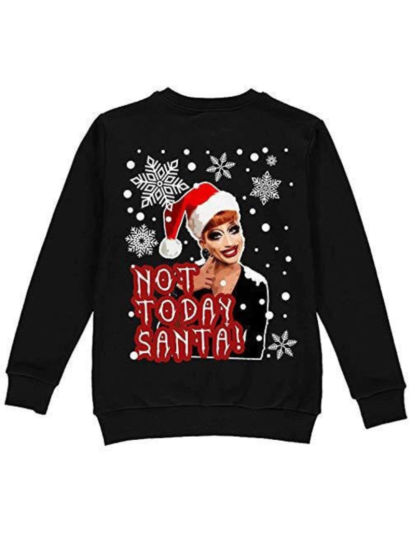 Rockinstone - moletom Not Today Santa CrewneckMoletom com capuz-S