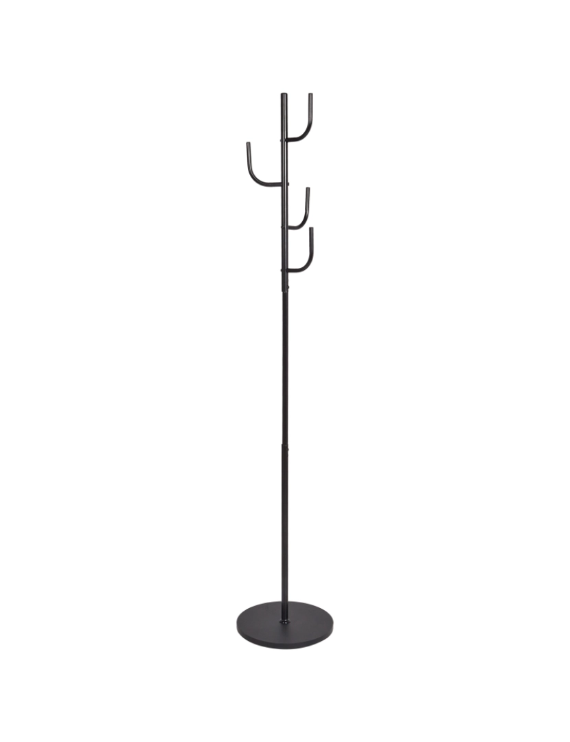 Beliani - Bengaleiro de pé em metal preto 170 cm de estilo industrial moderno peça decorativa para Hall de entrada