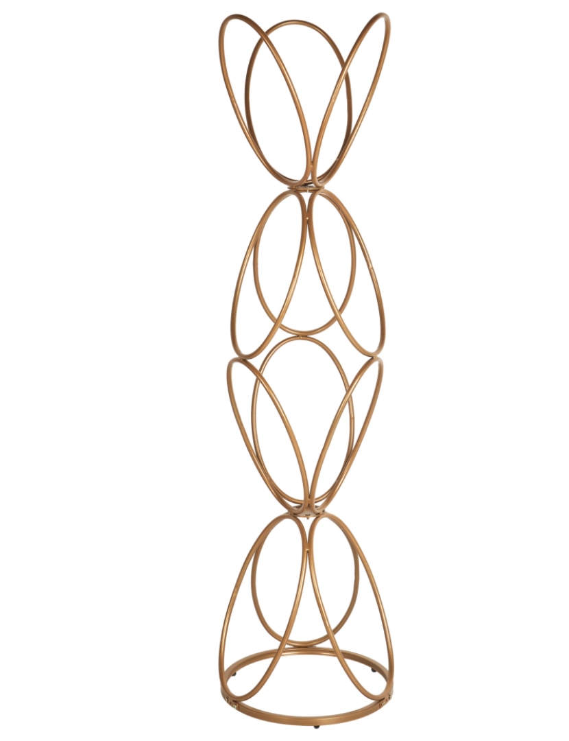 Beliani - Bengaleiro de pé em metal dourado 160 cm de estilo industrial moderno peça decorativa para Hall de entrada