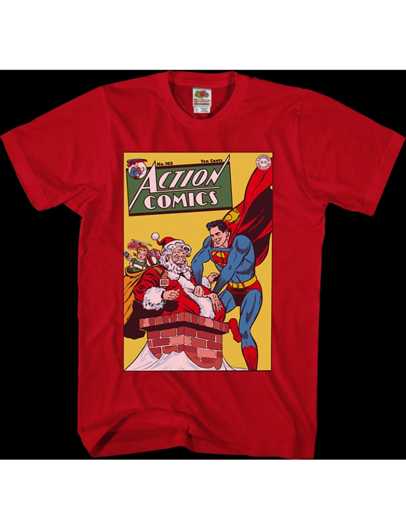 Rockinstone - Camiseta O Homem que Odiava o Natal do Superman-S