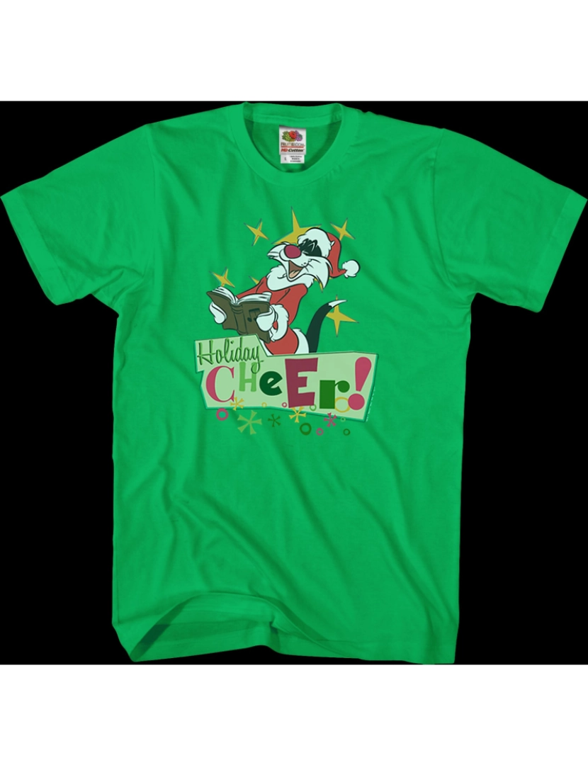 imagem de Camiseta Sylvester, o Gato, Natal Looney Tunes-S1