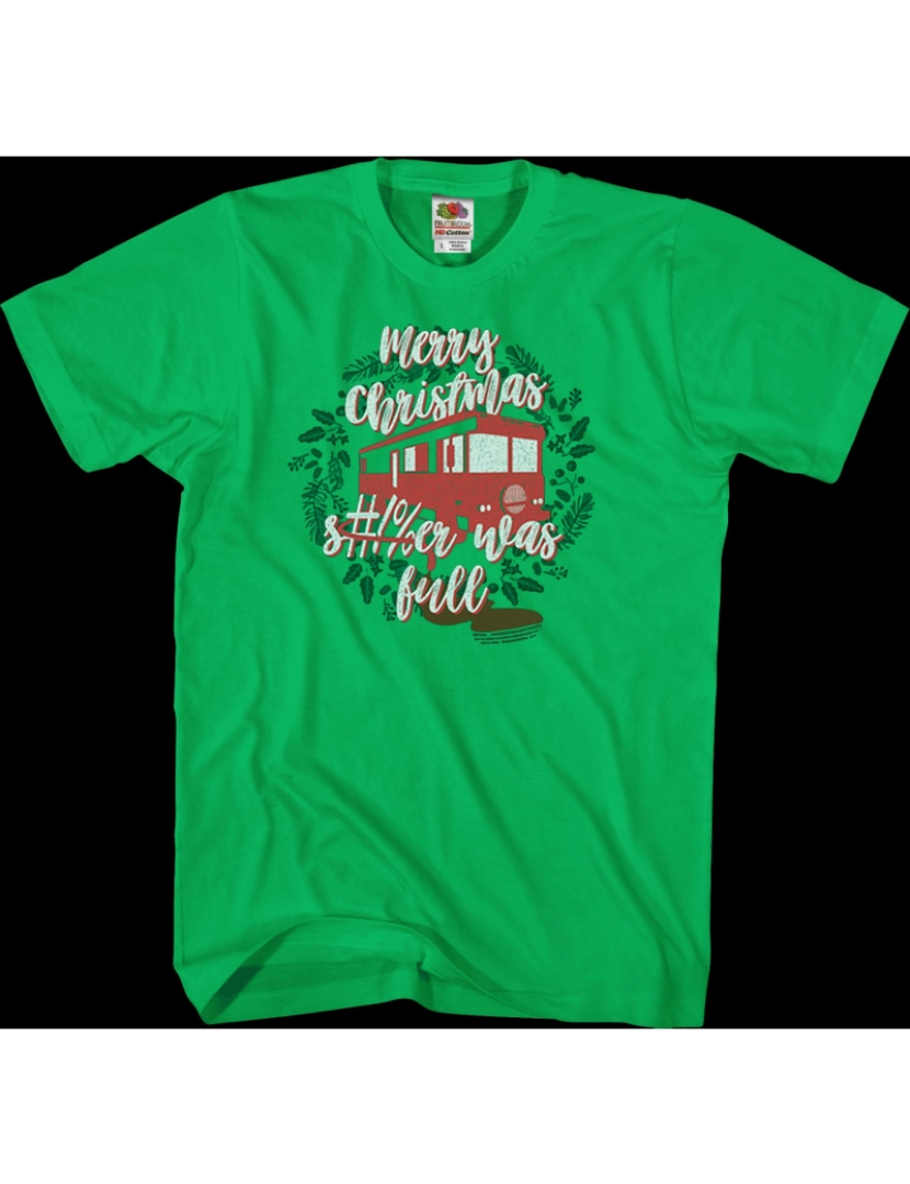 imagem de Shitter estava cheio de férias de Natal Camiseta-S1