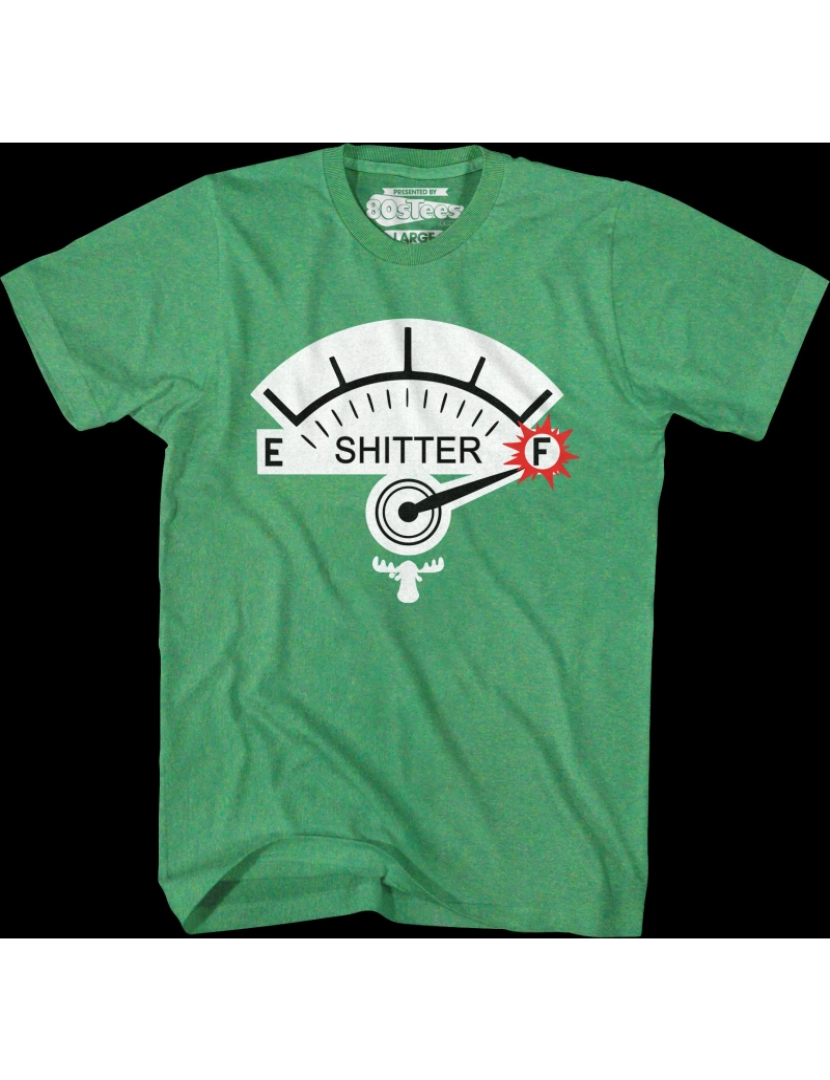 imagem de Camiseta de férias de Natal do medidor de gás completo do Shitter-S1