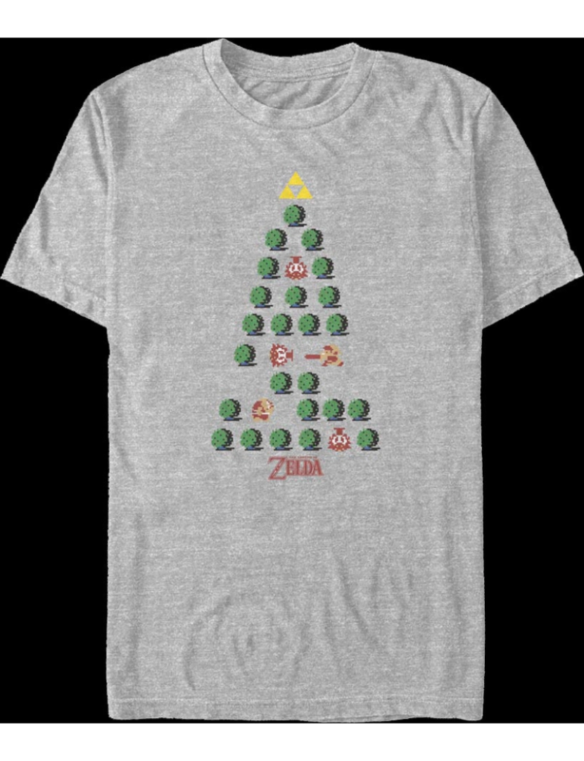 imagem de Camiseta Nintendo Legend of Zelda Christmas Tree-S1